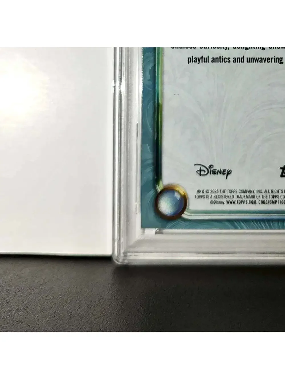 Dopey 2025 Topps Disney #107 Diamond Card Snow White and the Seven Dwarfs PSA 9